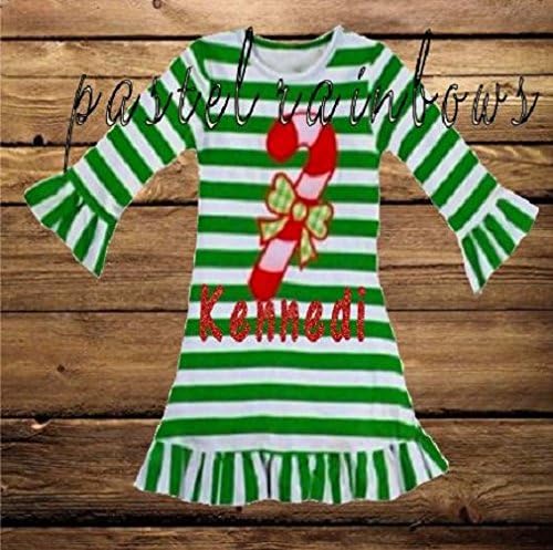 SHIPS FAST-Girls Personalized Christmas Tree Dress