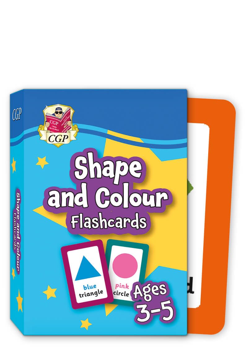Shape & Colour Flashcards for Ages 3-5 (CGP Reception Activity Books and Cards)