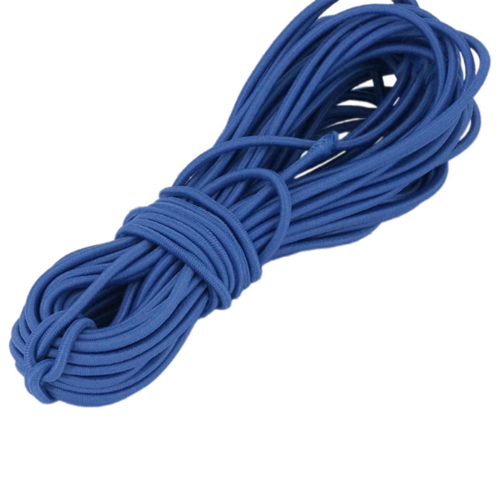 Tsophreniq Elastics Rubber Cord for Sewing and Handcraft Strong Resilients Stretch Rope for Garment Accessories and Craft Projects High Elasticity Rubber Rope