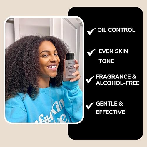 Miniatura 4 de Minimo Balance Skin Brightening + Oil Control Tónico facial diario  Hidrata y desintoxica el tono de la piel e incluso el tono de piel  con