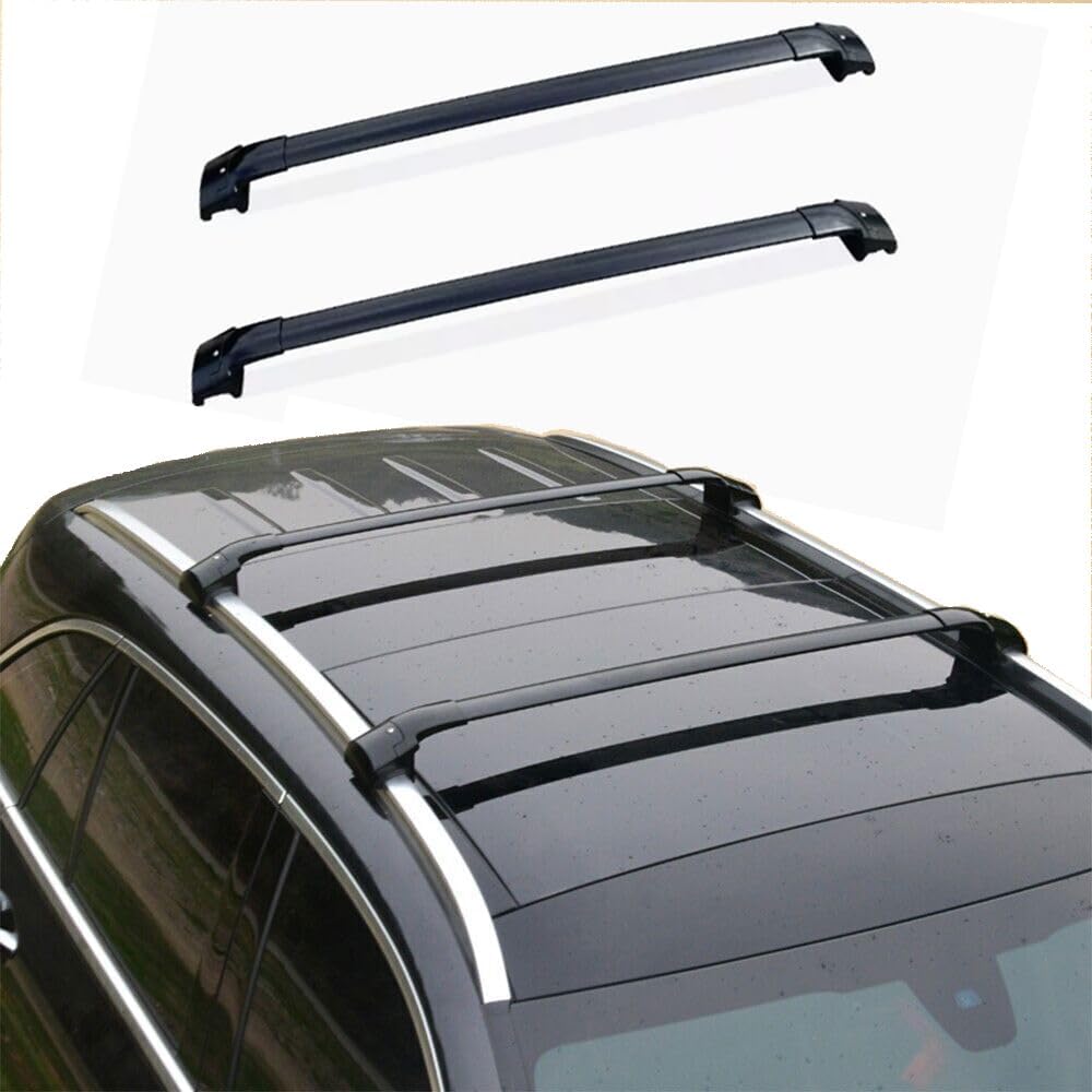 Black Crossbar Compatible with Volvo XC90 2015-2023