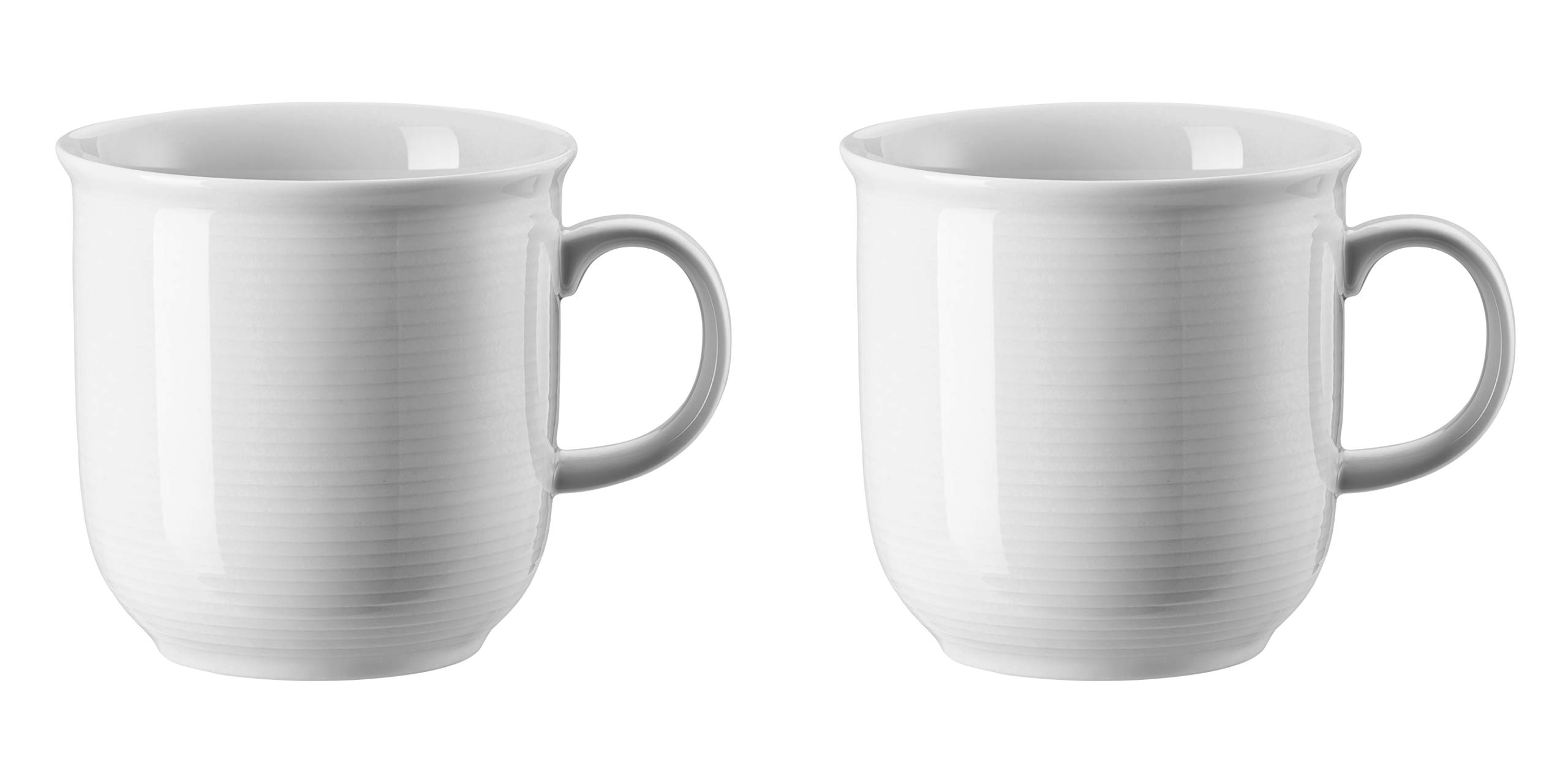 2 x Porzellan Becher mit Henkel groß - Trend Weiß - Thomas - 11400-800001-15571 -
