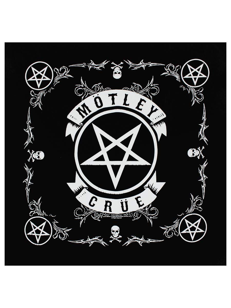 Motley Crue Bandana Pentagram