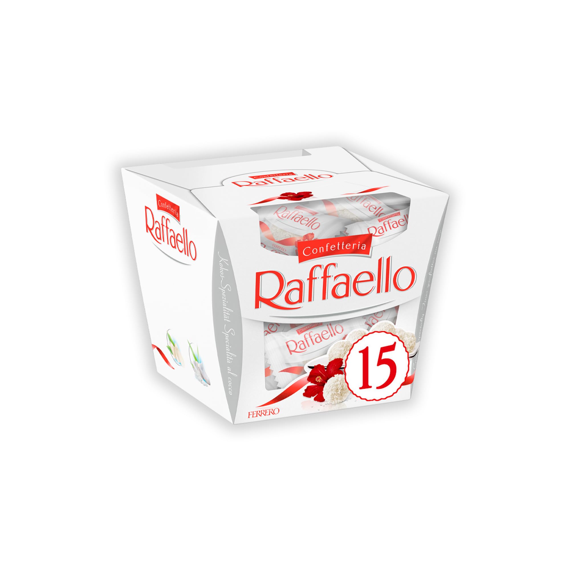 Raffaello ココナッツチョコ 150g×2箱×4セット 計8箱 フェレロ ラファエロ チョコレート 外箱なし2箱分30粒入 ココナッツ