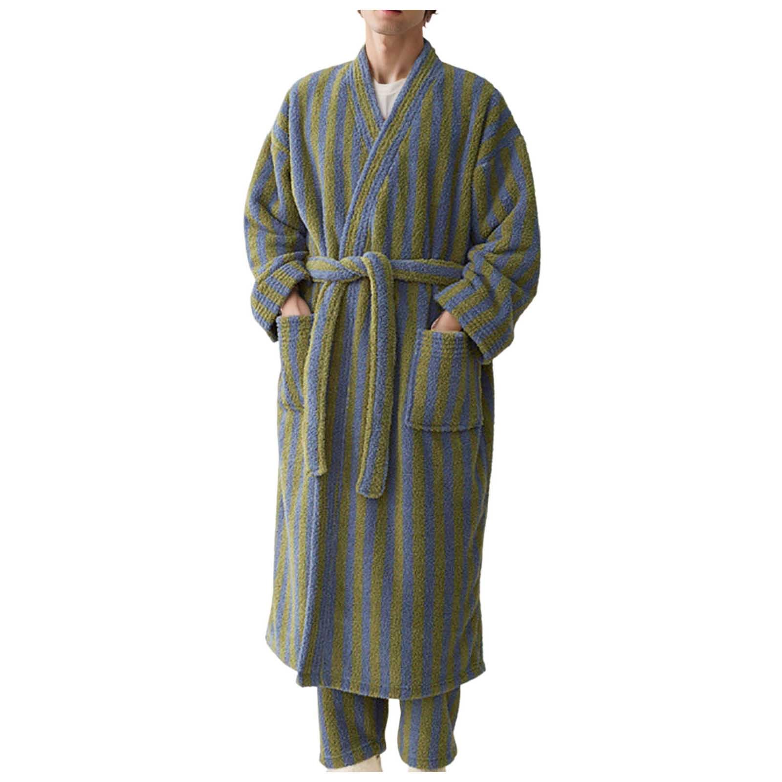 Set Pigiama Uomo, Pigiama Uomo Lungo Indumenti Da Notte Da Notte Per Loungewear Ultra Morbidi Pigiameria Jogging Sportivi Gamba Larga Lunghi Loungewear Famiglia