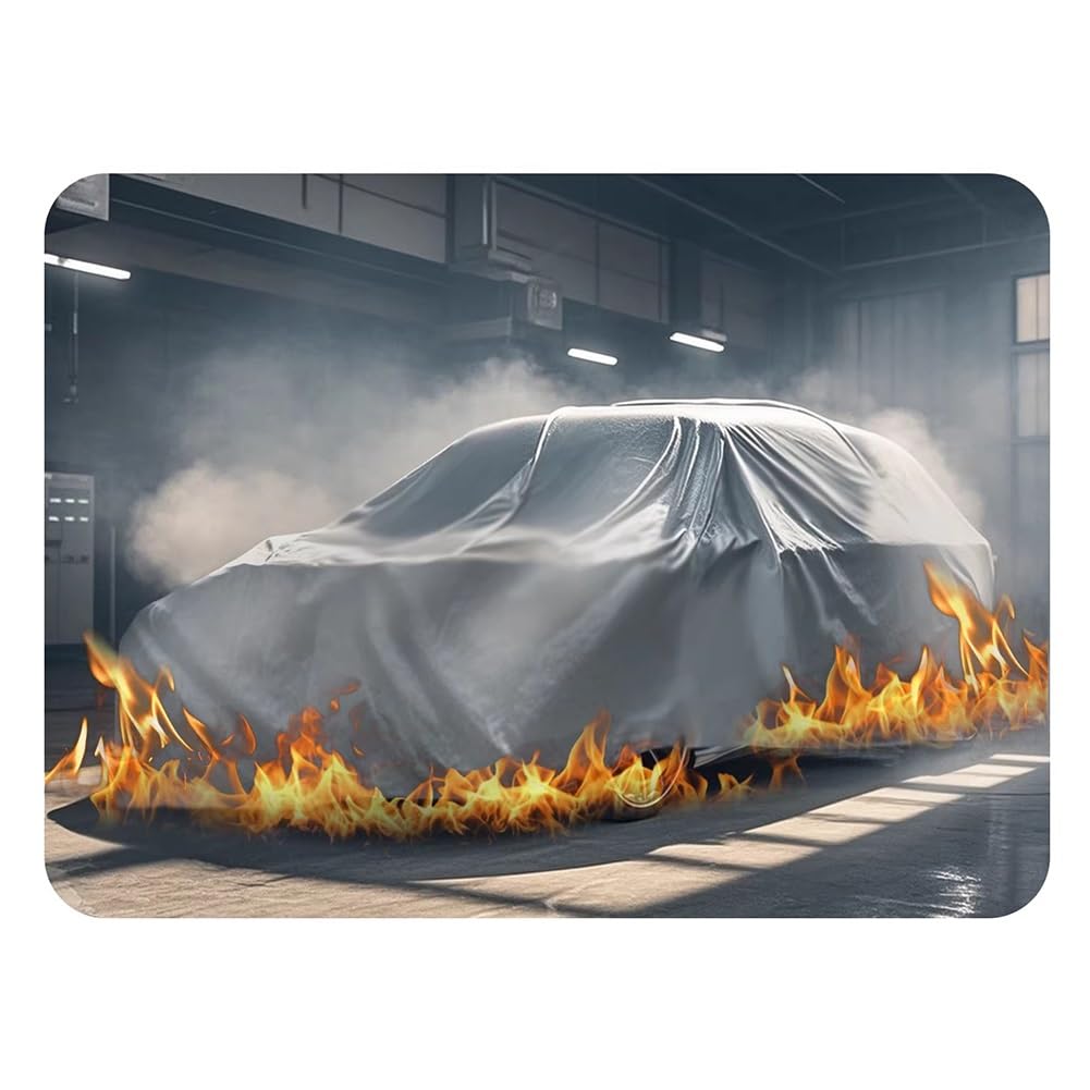 Manta ignífuga de Emergencia para vehículos - Manta ignífuga de Fibra Grande para Coches y Camiones - Manta de Seguridad contra Incendios para Coches Tiial Survival Safe