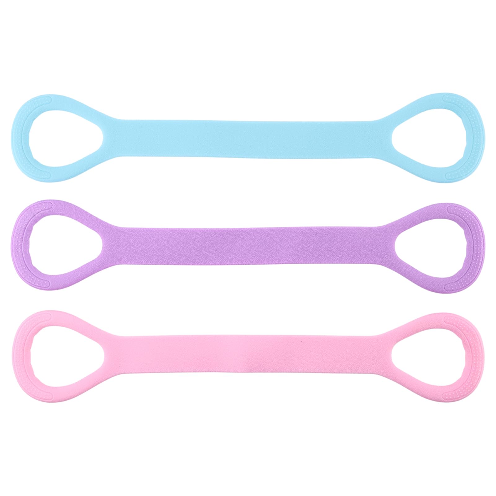 Reicyfang 3pcs Figure 8 Resistance Band, Arm Back Training Elastic Ropes, Elastic Stretching Resistances Band for Arms, Back, Shoulders, and Chest Workouts, Exercise Equipment