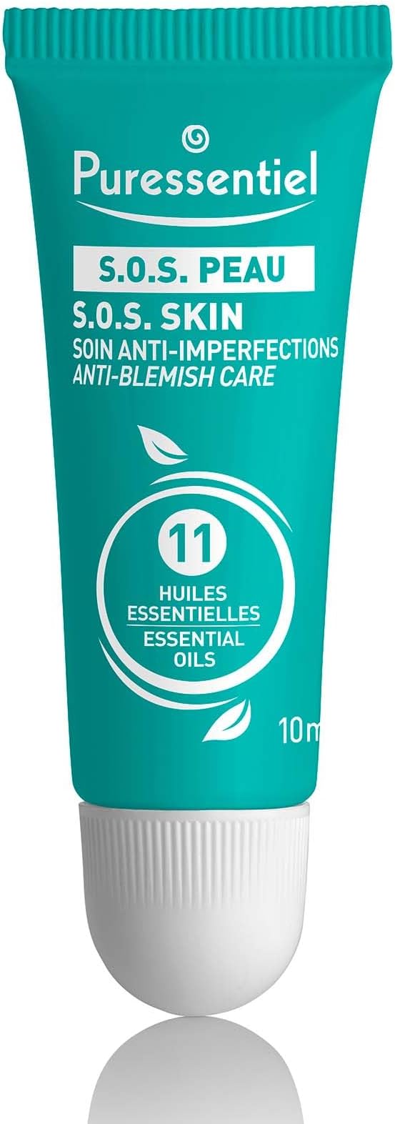 SOS Skin Anti-blemish Care - Healing, Restorative Skin Treatment for Blemishes - Formulated with Beneficial Essential Oils - Made with Naturally Derived Ingredients - 0.34 oz Treatment