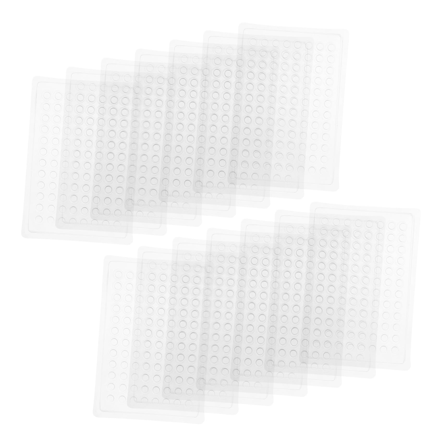 MAGICLULU 3 Series Placa De Cultivo De Laboratorio Placa De Cultivo Celular Para Laboratorio Placa De Cultivo De Tejidos Para Laboratorio De Polivinilo Transparente 100 Piezas*3