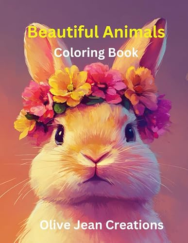 Beautiful Animals: A Coloring Book Featuring a Variety of Animals