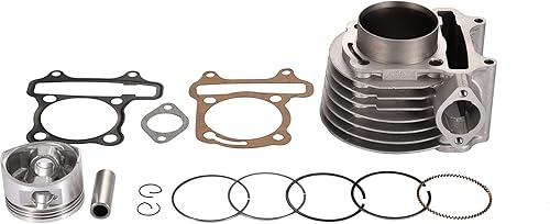 WOOSTAR Kit de reconstrucción de cilindro de orificio grande de 2.260 in con reemplazo de pistón para GY6 4 tiempos 125cc 150cc 157QMJ 152QMI motor