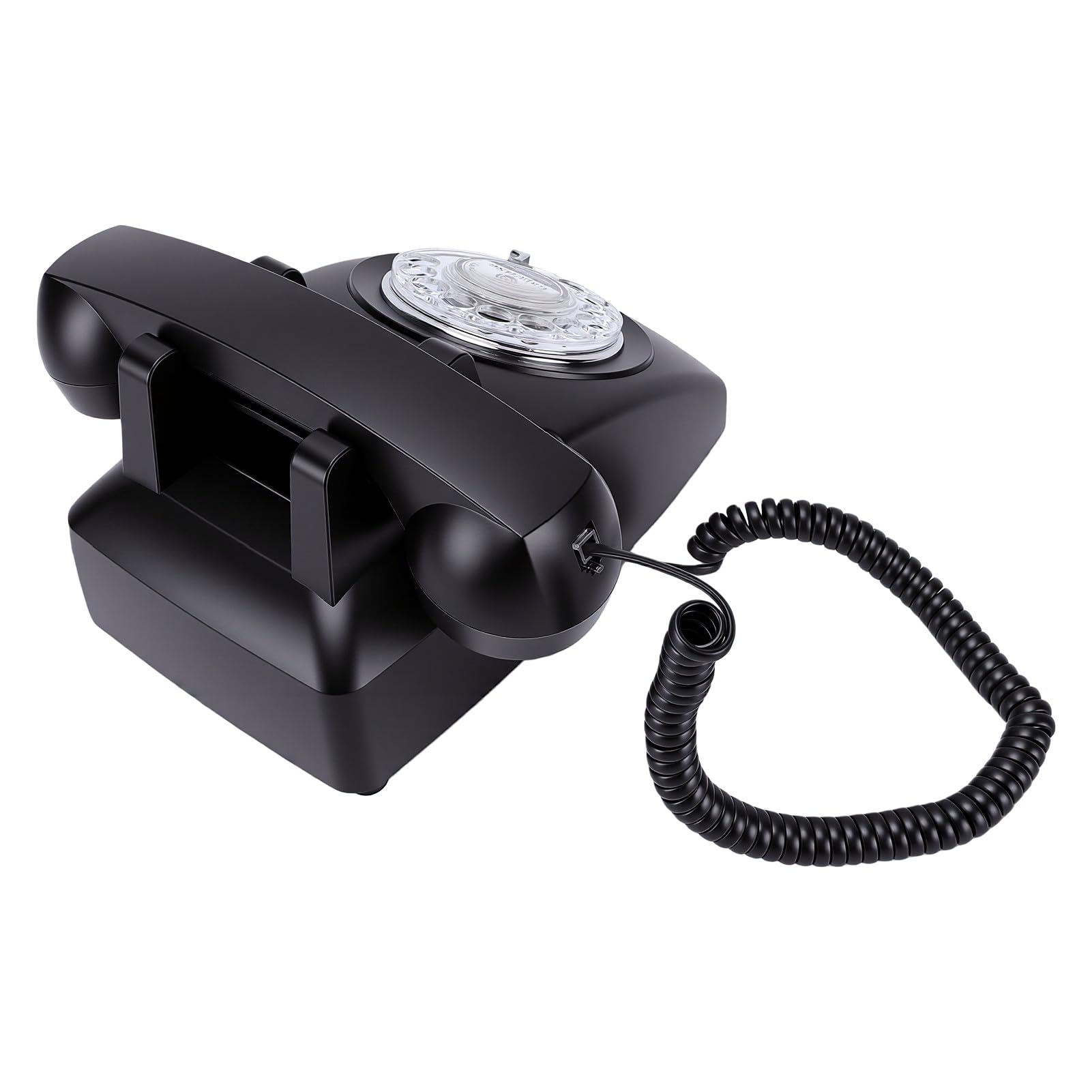 Annadue Telefono Vintage con Registrazione Vocale Rotante, Libro degli Ospiti con retrò per Eventi Nuziali, Memoria da 8 GB, Registrazione per 120 Ore, Regalo Facile da Usare per Feste di