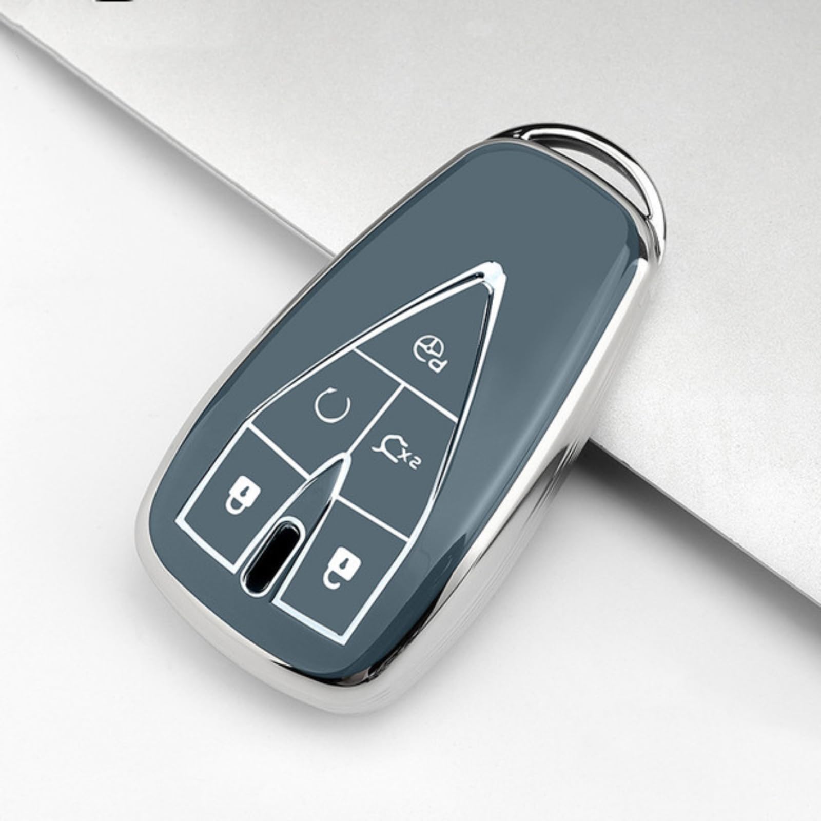 Funda de llave TPU para Changan CS75 Plus y CS55 con llavero elegante 8