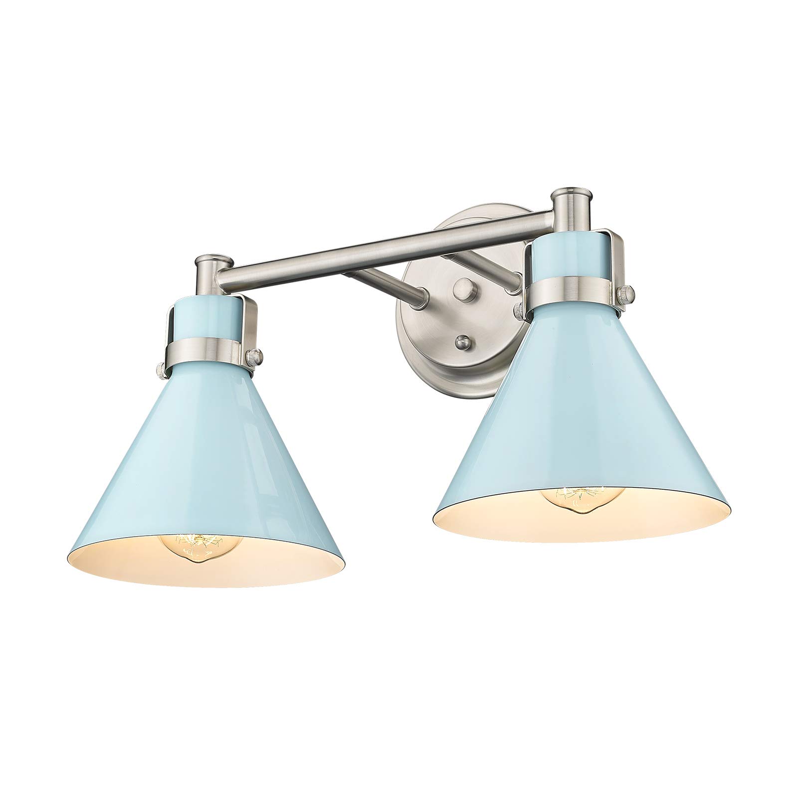 zeyu 2-Light Bathroom Vanity Light, Modern Bathroom Wall Light