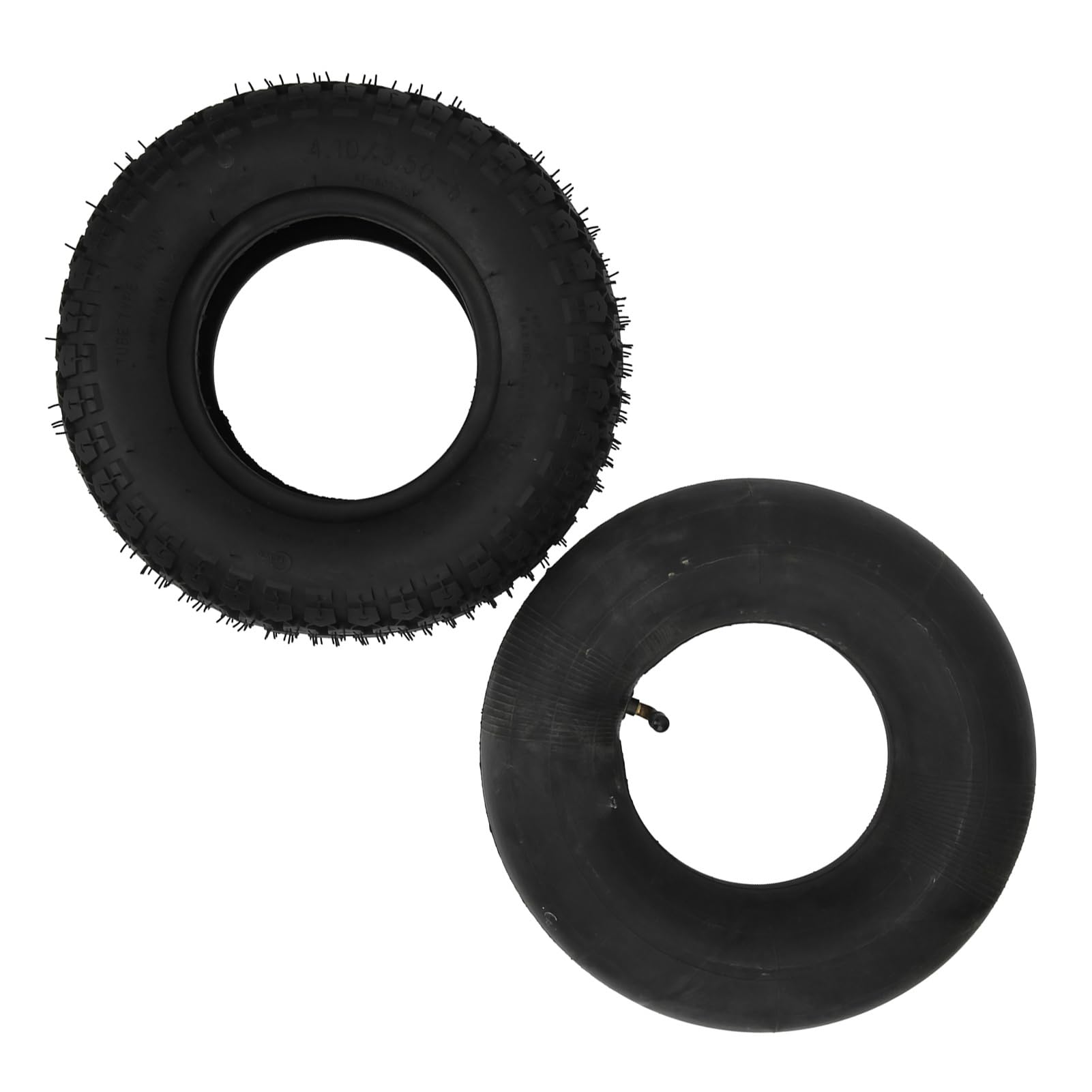 Sonew Versátil 4.10/3.50-6 Neumático para Césped de Césped de Scooter de Movilidad de Edad Avanzada con Goma Duradera y Tubo Interno Inflable para un Rendimiento óptimo