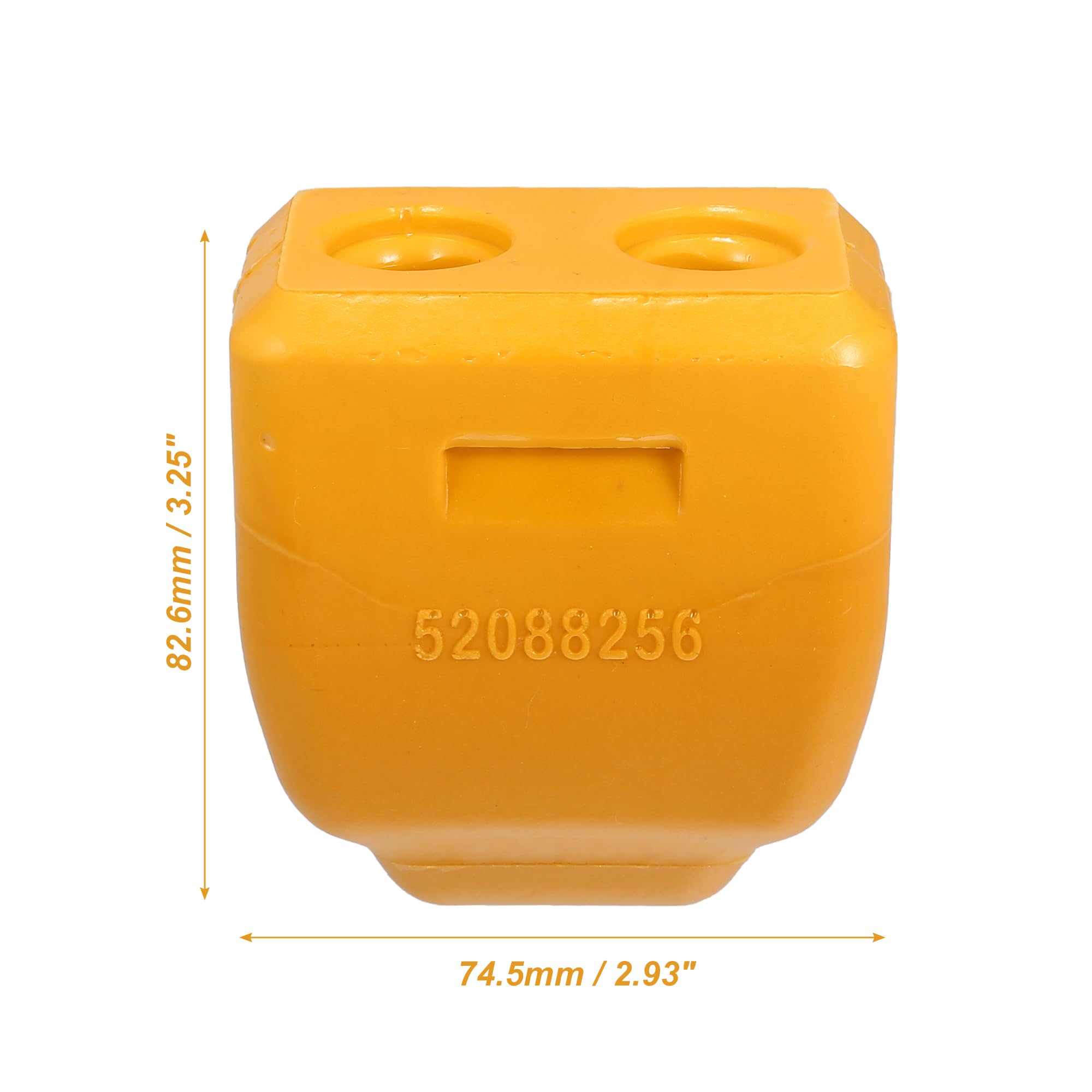 QUARKZMAN Topes De Suspensión Delanteros Para Jeep Grand Cherokee 99-04 1Pc | Material De Poliuretano, Color Amarillo, Tamaño 82.6X74.5X48Mm, Número Oe 52088256