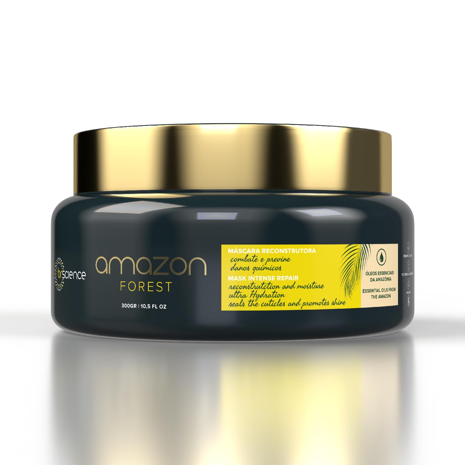 Amazon Forest Deep Repair Hair Mask | 300gr / 10.14 oz., Beige