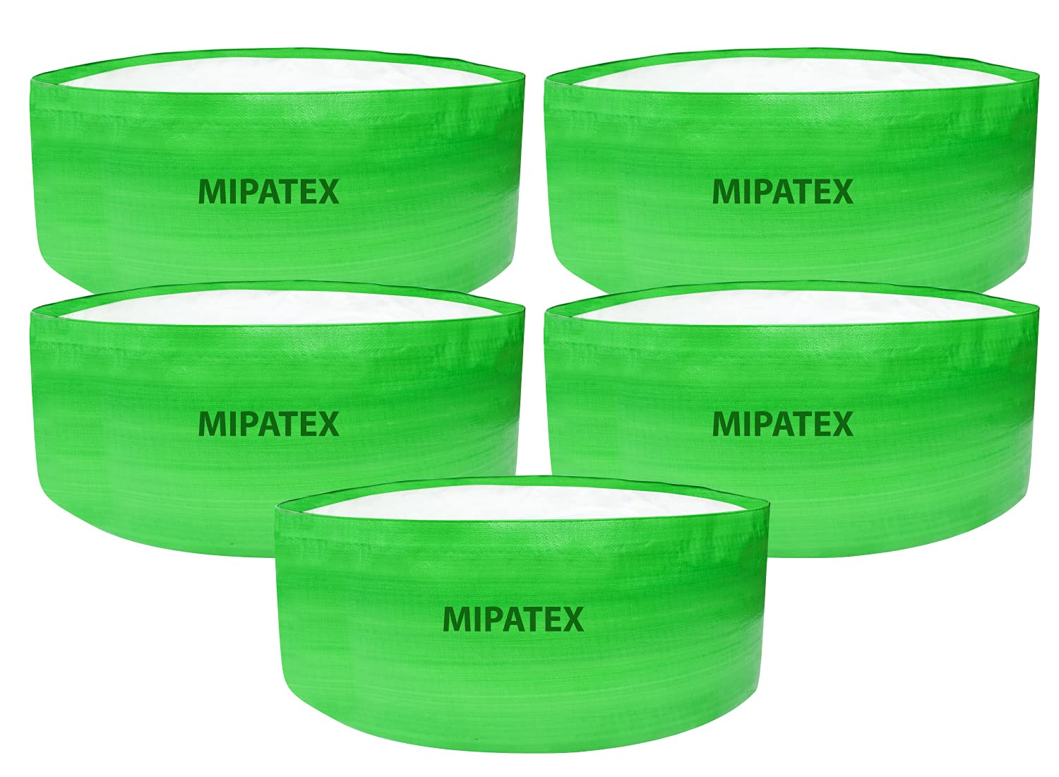 MIPATEX Plant Grow Bags 36in x 12in, Terrace Gardening Vegetable Planting Pots Pots, Woven Fabric Leafy Fruits Growing Containers (Green, Pack of 5) (B09926ZZ2Z) Amazon Price History, Amazon Price Tracker