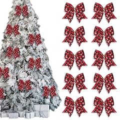 Style 2: Red Snowflake Bow