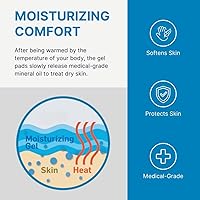 Vista 5 de NatraCure Protectores de dedos de gel – Fundas reutilizables para mujeres y hombres, vendajes, almohadillas, mangas para uñas encarnadas, callos