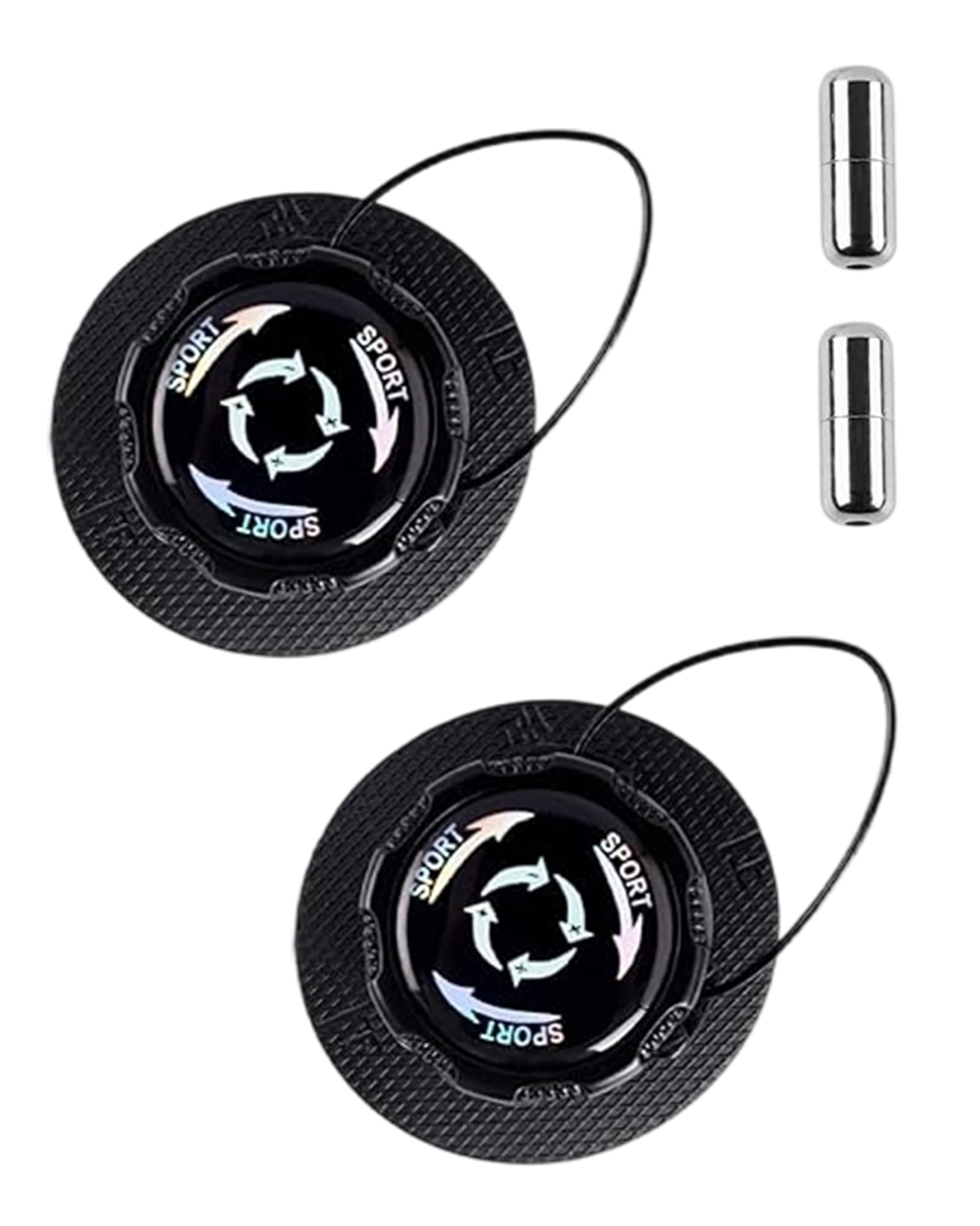 Automatic Twist Lock Shoelaces, Pack of 2, Black, No Tying Required, Shoelaces Without Tying with Screw Lock for Shoes That Need to Be Laced for Children and Adults