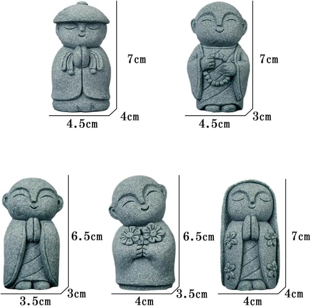 Amazon.co.jp: お地蔵さん 癒し 可愛い 小型 置物 祈り お地蔵様
