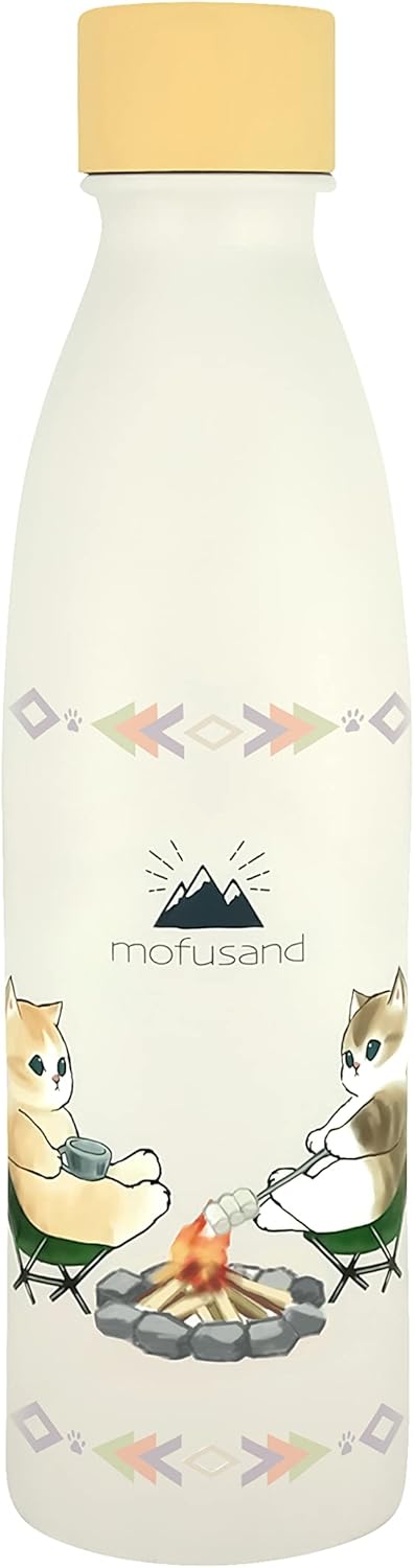 Toa Mofusand Carbonated Bottle, 18.9 fl oz (530 ml), Camping 53-2162