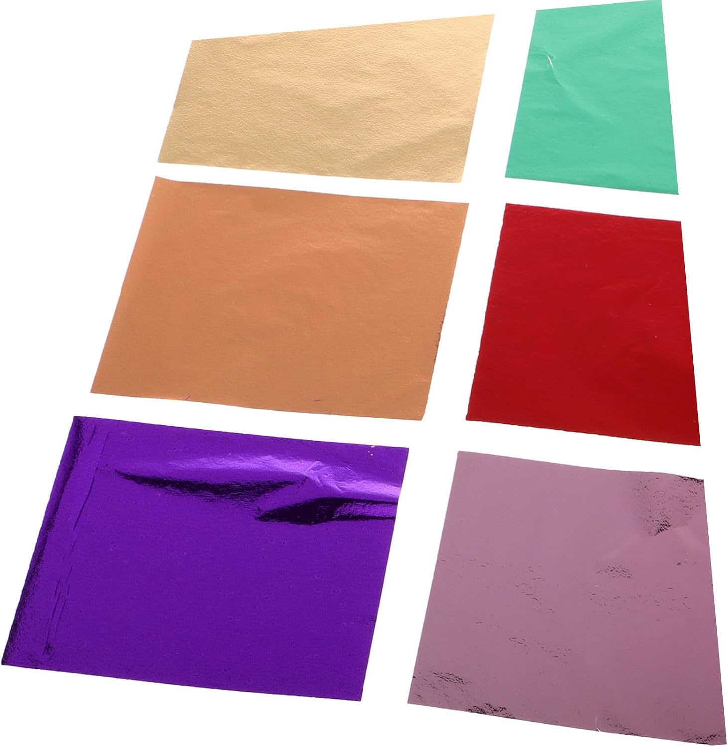 YARNOW 240pcs Metallic Foil Flakes Color Sheets for DIY Crafts Nail Art Painting Decor Bright Easy to Apply Versatile Metallic Foil Sheets for Creative Projects