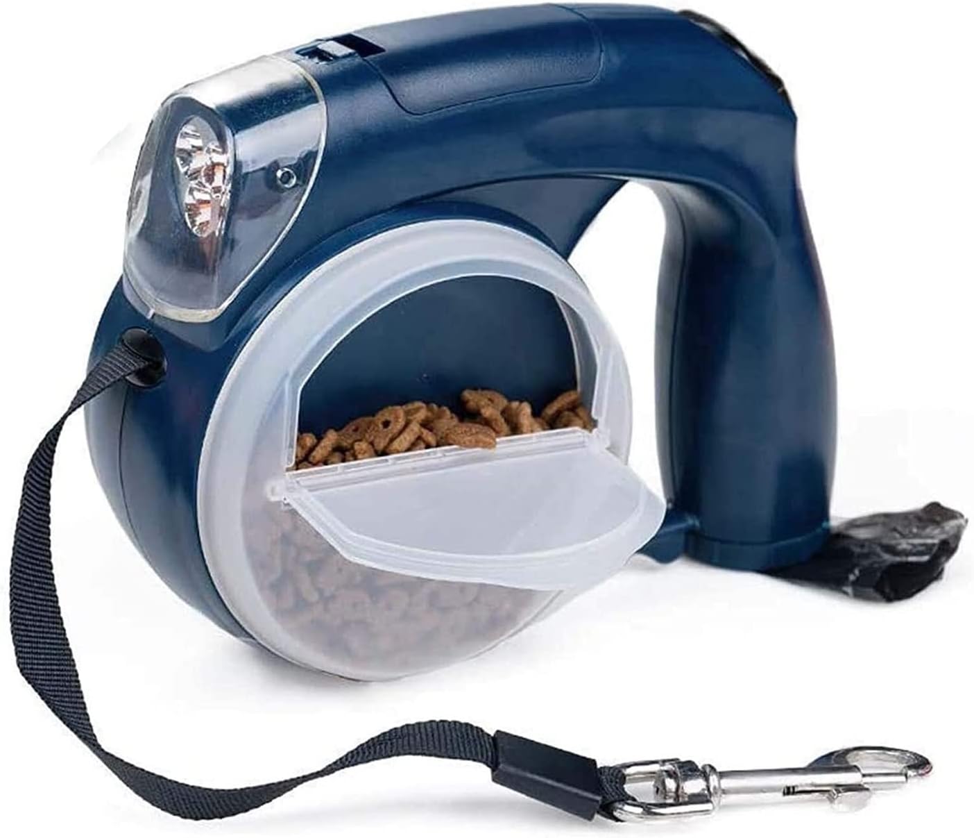 Retractable Dog Leash with LED Flashlight, 13ft Retractable AllinOne