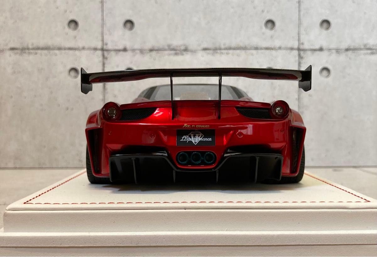 1/18 LBWK Liberty Walk Ferrari 458 GT Mini Car Metallic Red