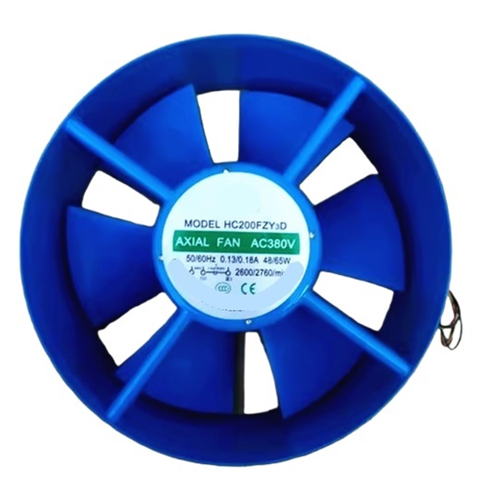 CZVJUKBYP HC200FZY3-D AC 380V 0.13/0.18A 48/65W Fan