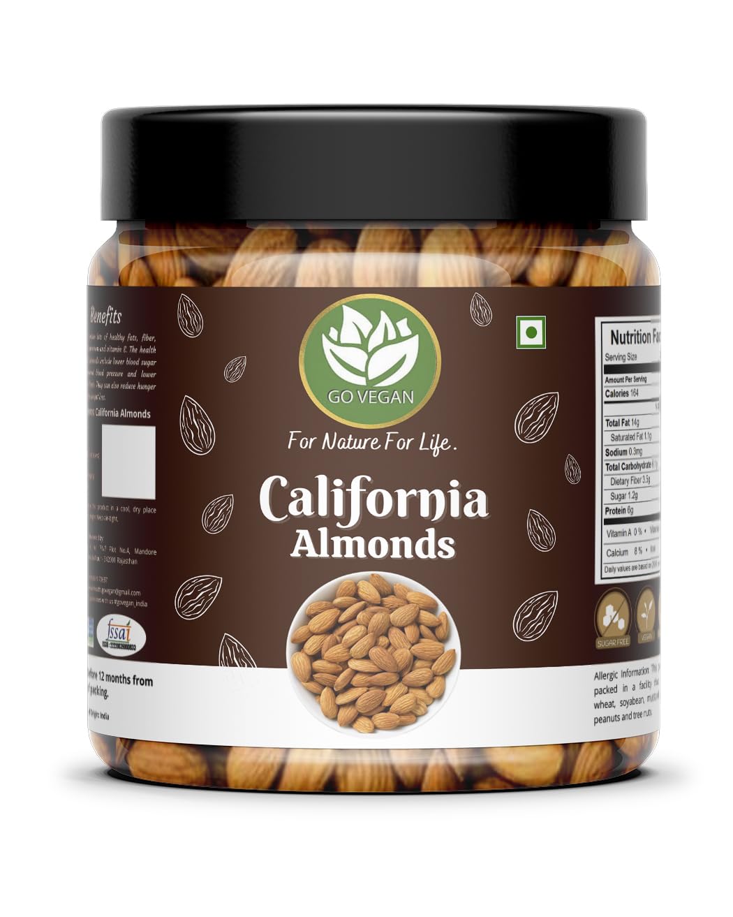 See full amazon price history chart for Go Vegan California Almonds 1kg | Premium Badam Giri | High in Fiber & Boost Immunity | Real Nuts | Whole Natural Badam Go Vegan California Almonds 1kg | Premium Badam Giri | High in Fiber & Boost Immunity | Real Nuts | Whole Natural Badam (B0C5KN53DZ) Amazon Price History, Amazon Price Tracker