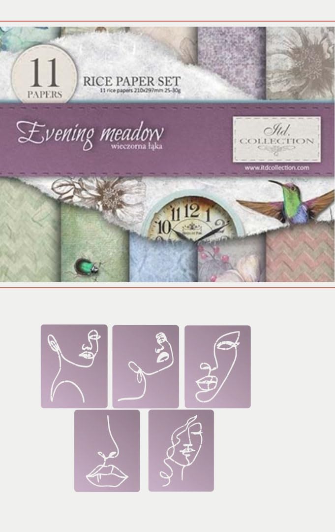 Zita´s Creative Kreativ Set mit Reisppaier und Schbalonen