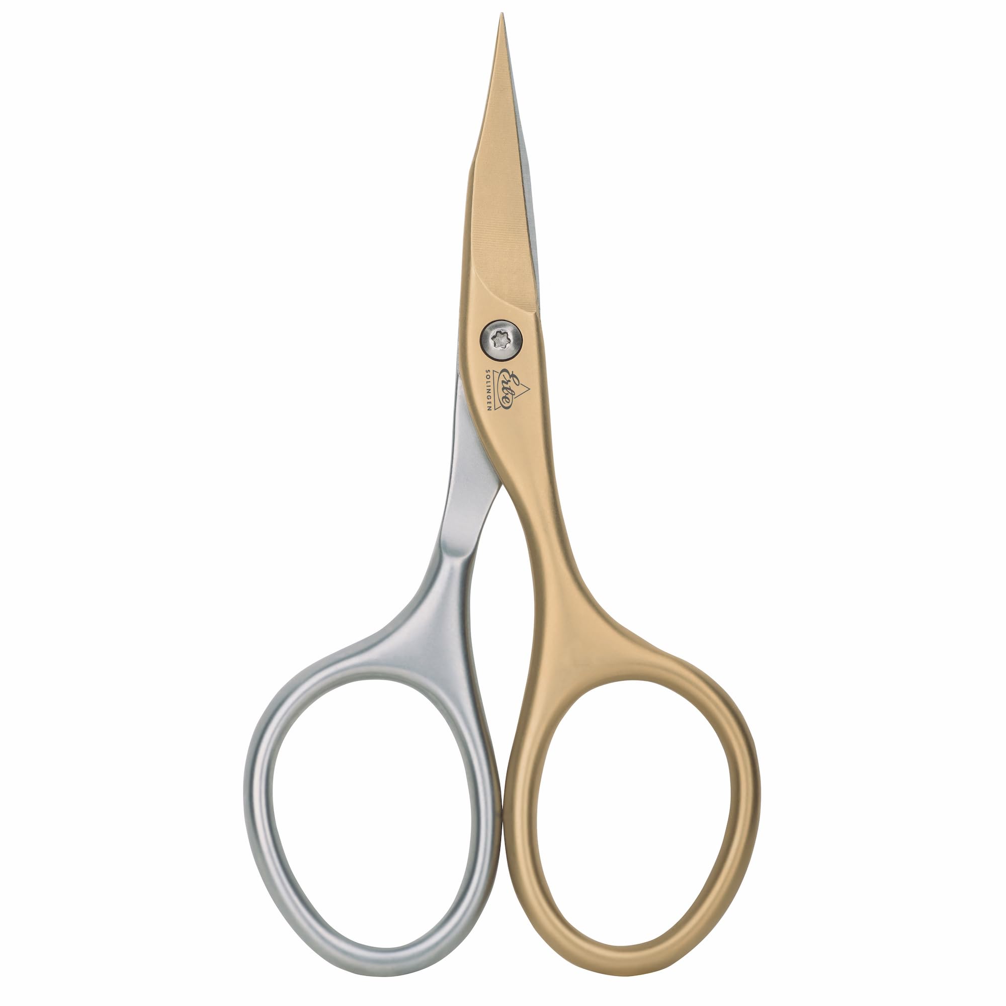 ERBE Premium Nagelschere, Selbstschärfend, Rostfrei, 9 cm, Gold/Silber, Professionelle Maniküre