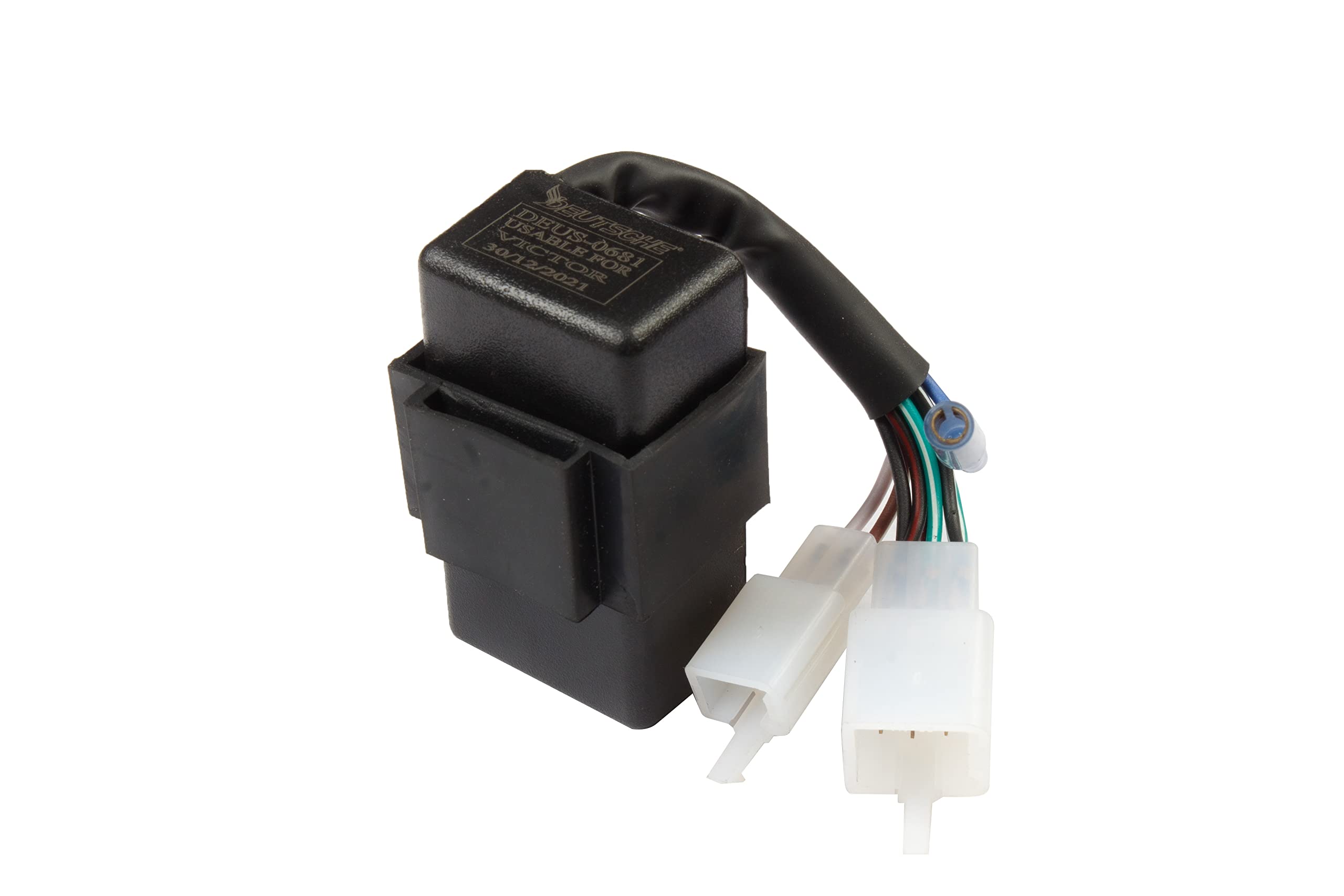 Deutsche Black Replacement CDI (6+2 pin + 1 terminal wire) Unit Fit For TVS Victor