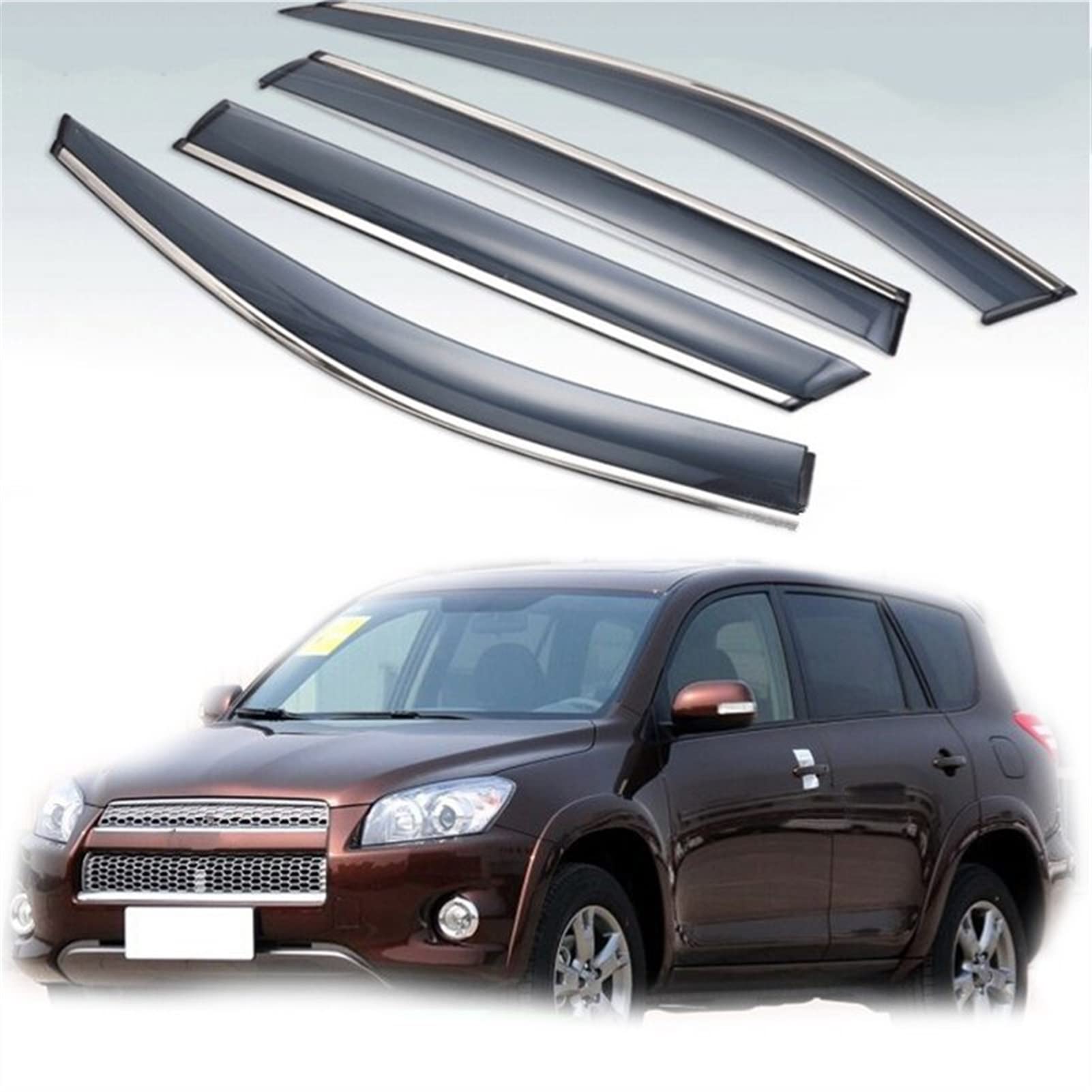 Déflecteur de vitre pour Toyota RAV4 XA30 2005-2011 protection pluie