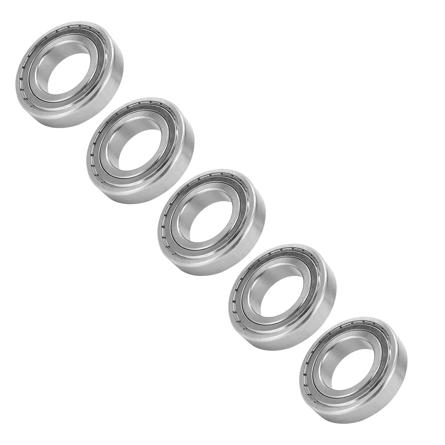 5Pcs S6209ZZ Stainless Steel Ball Bearings | 85x45x19mm High Speed | Particle - Protected for Machinery/Industrial Use | Low Friction