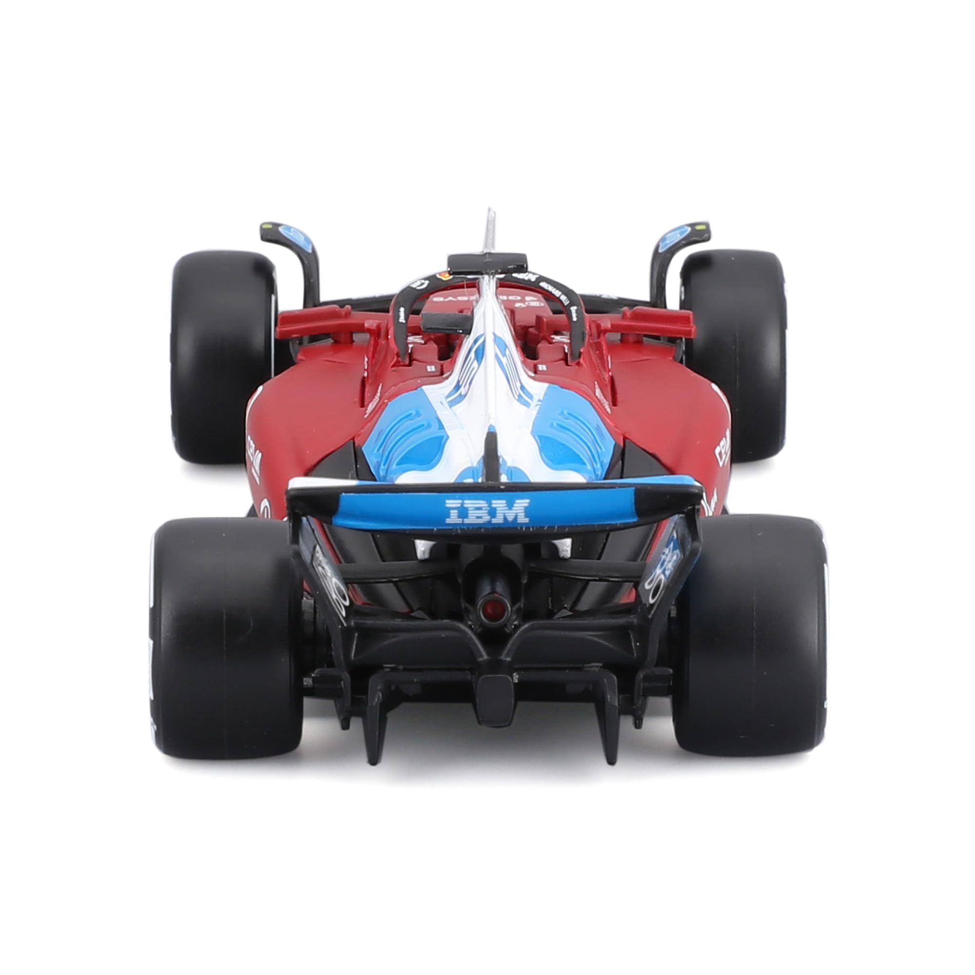 Bburago - Ferrari SF-25 Livrée Miami #16 Charles Leclerc, Miniature de Voiture Diecast à l'échelle 1:43, Réplique de monoplace F1 GP de Miami, Livrée Officielle Ferrari, 3+ - 4