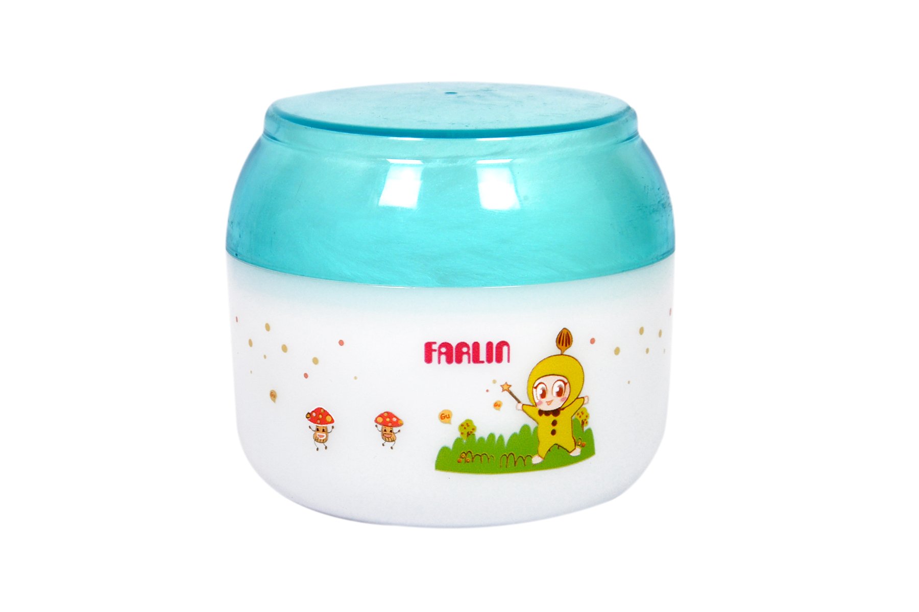 Farlin Free Drop Powder Puff for Baby's Tender Skin (Blue) - 110 G