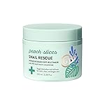 Peach Slices - Snail Rescue Intensive Wash-Off Jelly Mask (3.38 oz) - 95% Snail Mucin Concentrate - Gentle, Clear Skin - Cica, Birch Juice & Licorice - Vegan & Cruelty Free - Korean Skin Care & Beauty