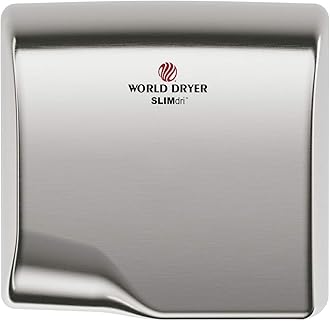 World Dryer L-973A Slimdri, Stainless Steel Brushed, Surface-Mounted Ada Compliant Hand Dryer
