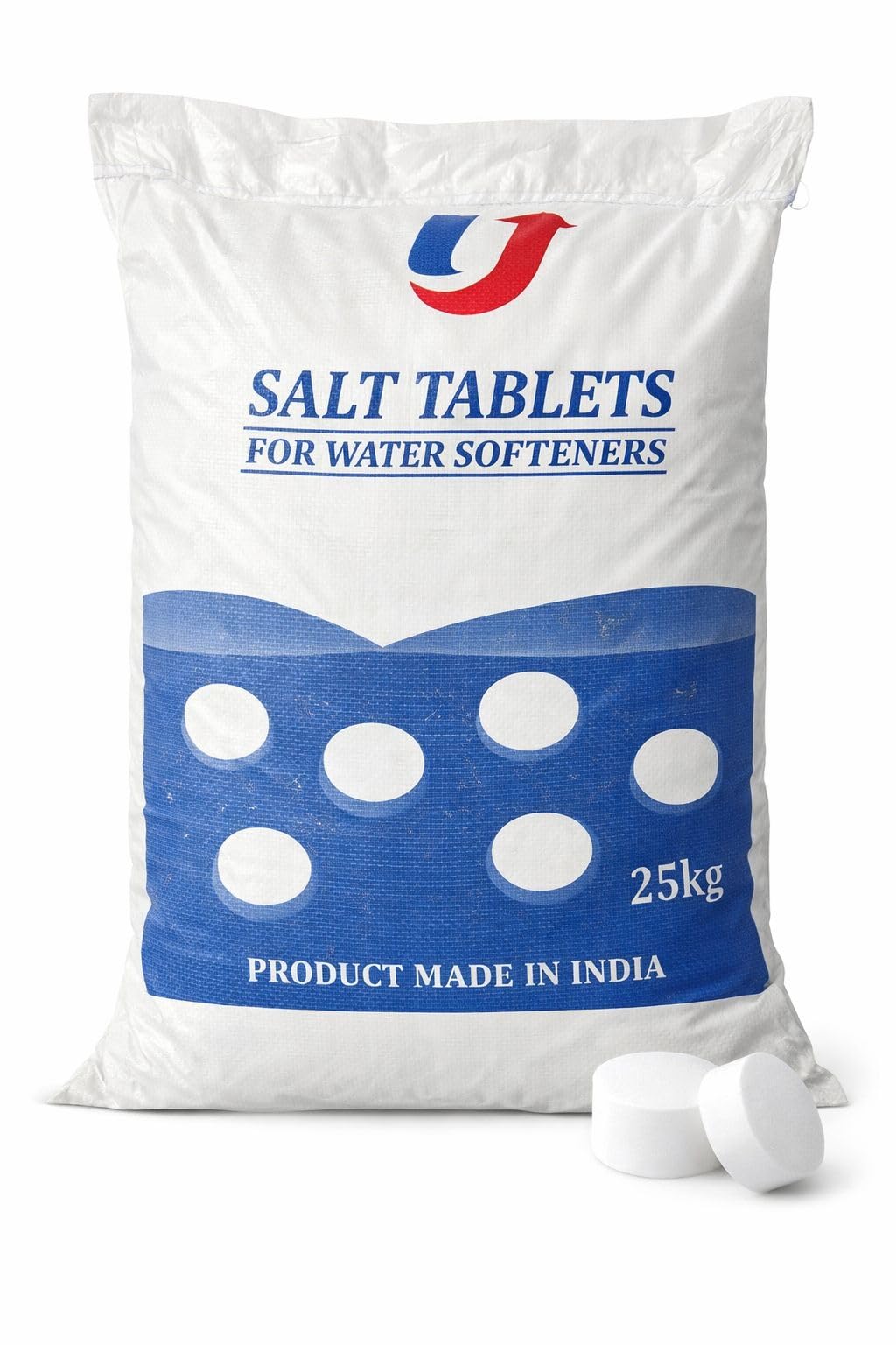 Water Softener Salt Tablets 25kg | Industrial Softener Salt for Hard Water Treatment | High Purity Salt Tablets for Hotels, RO Plants, Laundry & Dishwasher-image-21