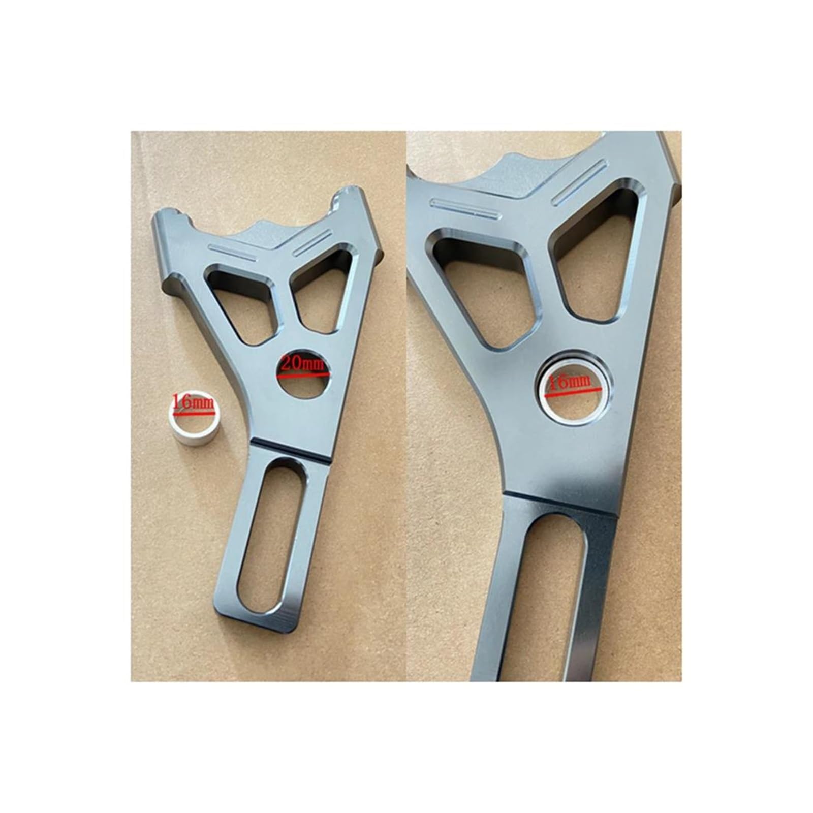 Adattatore/staffa Per Pinze Freno Per Moto Per Sistema Frenante Posteriore A Forcella Piatta Per Scooter, Da Cross, Modifica(F)