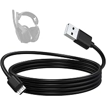 Zosvoses Astro A50 Charging Cable Compatible with Astro A50, A38, A20 Gaming Headsets, MixAmp Pro TR, MixAmp TXD, Micro USB Charging Cable 59, Inches