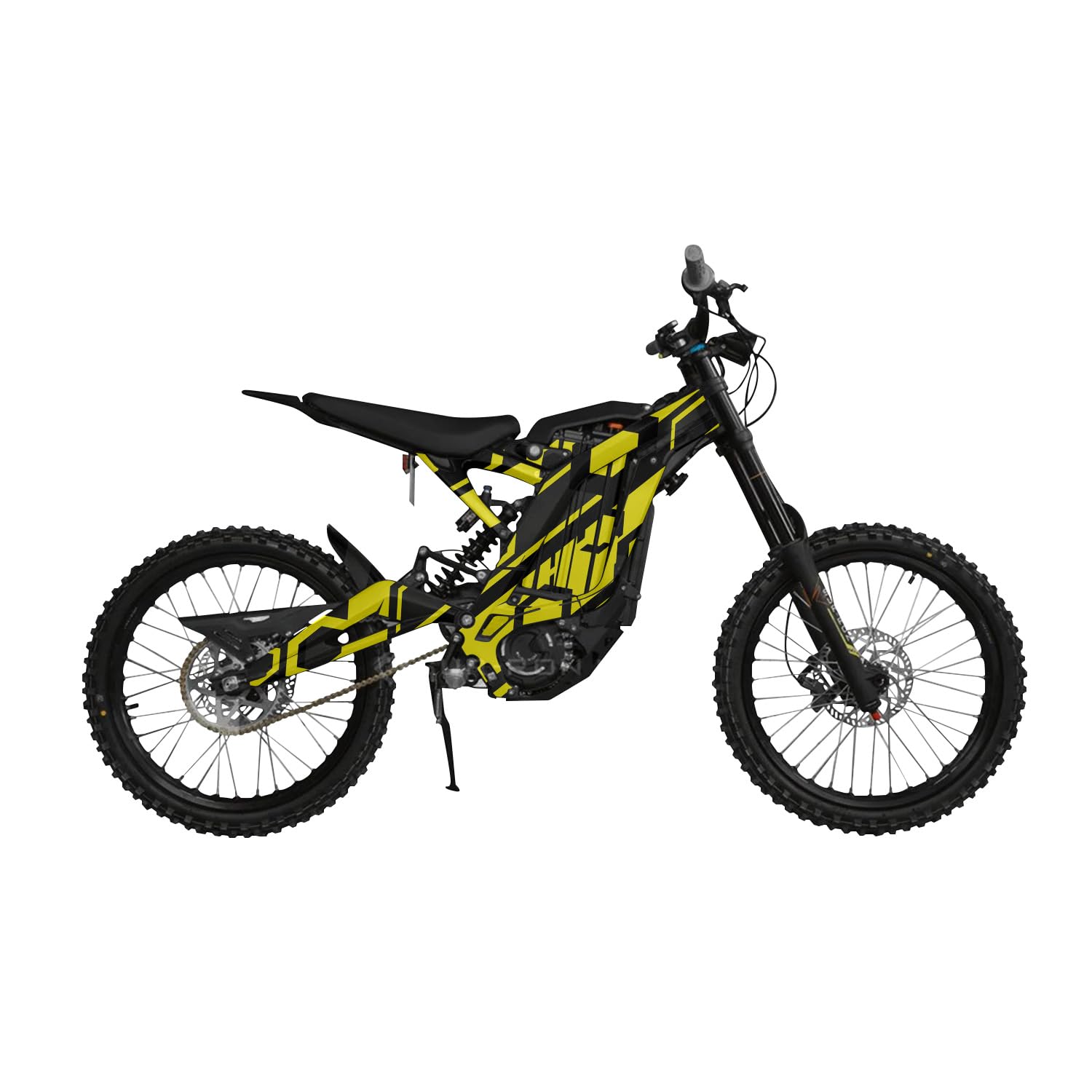 Surron Light Bee Graphics Kit Wrap - Yellow Hex Parts - Sur-Ron Skin - Premium 3M Vinyl Protective Wrap Decal Cover - Easy to Apply | Crafted in The USA by MightySkins
