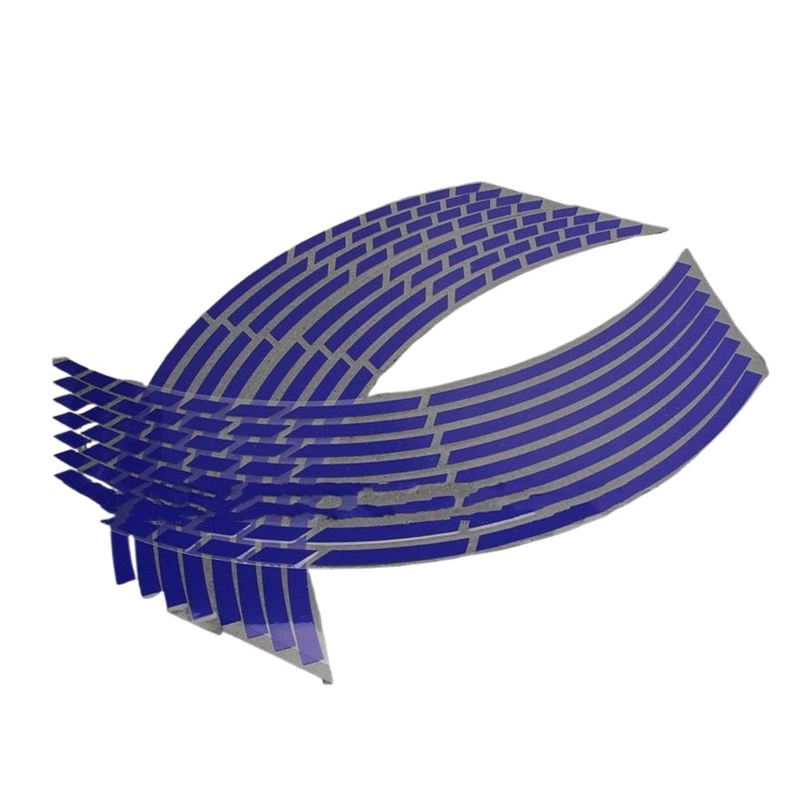 Hub Decals Rim for S&uzuki 16Pcs 17" 18" Wheel Rims Stickers Motorcycle Car Reflective Stripes Motorbike Decals Stripe Tape(Blue)