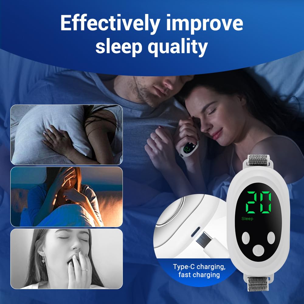 Sleep Aid Device Handheld Sleep Relaxation Wristband Insomnia Relief Anxiety Wellness Tool for Calm, Focus & Better Rest — Amazon image 2