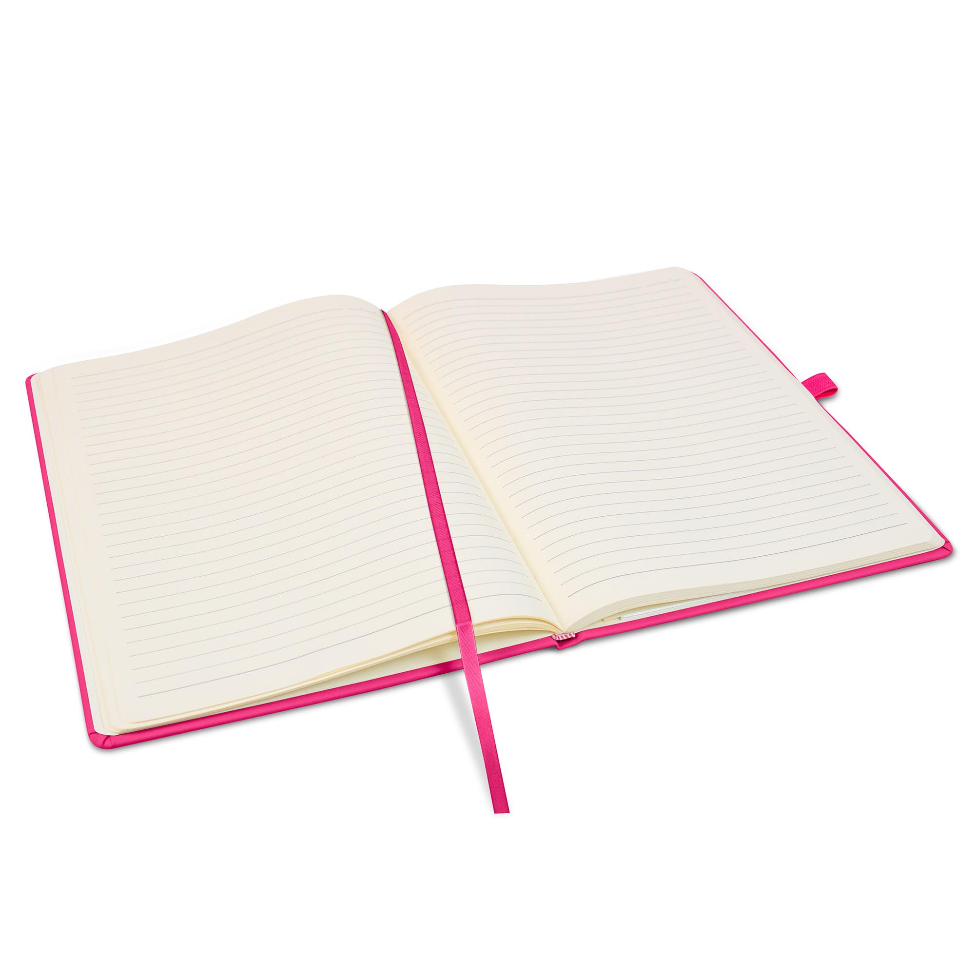 Notes London Eco A4 Notebook with Lined Pages, Pen Loop, Ribbon, Date Marks and Paper Pocket, Pocket Hardback Journal, Note - Image 4