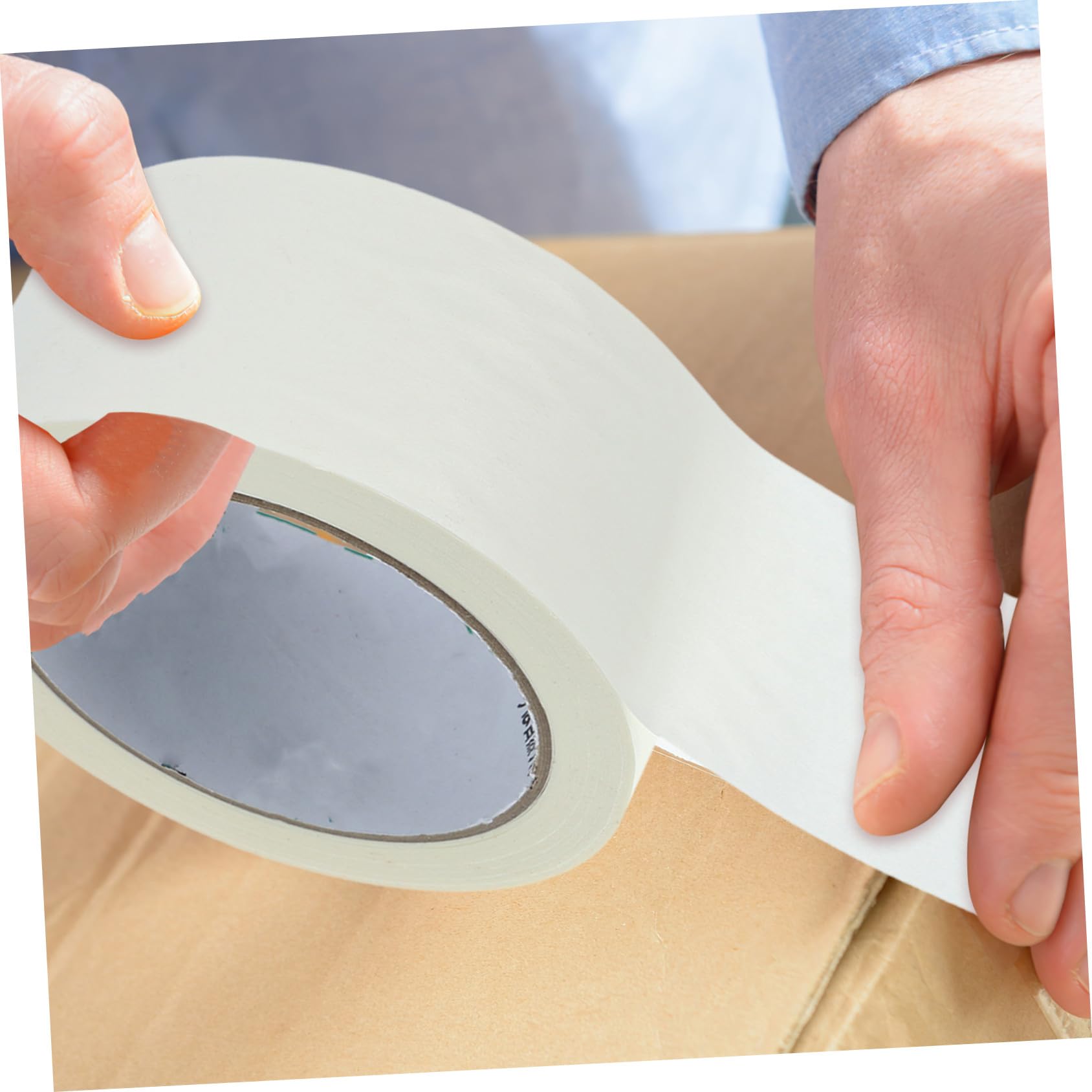 jojofuny 2rotoli Nastro Bianco Per Nastro Spedizione Per Carichi Pesanti Carta Per Spedizioni Nastro Rinforzato Spesso Per Sigillare Scatole
