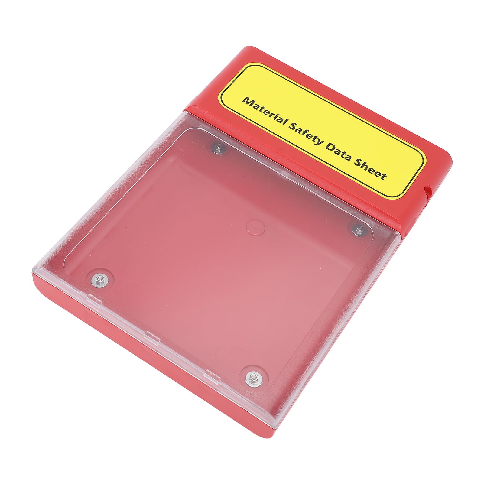 Bewinner MSDS-Aufbewahrungsschrank mit Magnetverschluss | Sichtbox, Wasserdicht, ABS-Datenbox, Für Sicherheitsdatenblätter, Handbücher und Notfallpläne, Für Industrie- und Laborlager